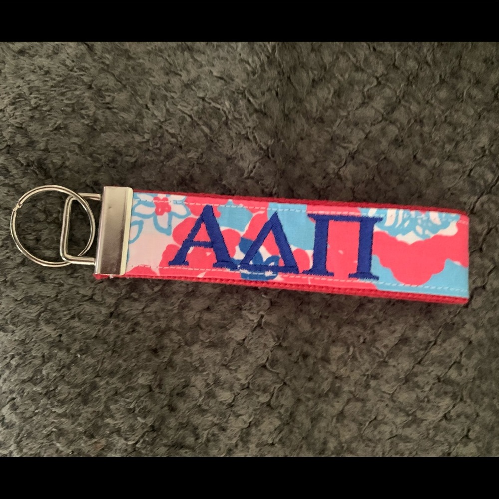 ADPI Sorority Monogrammed Keychain Wristlet